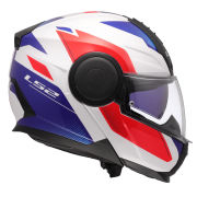 Kaciga LS2 Flip Up FF902 SCOPE II DURIA belo plavo crvena S