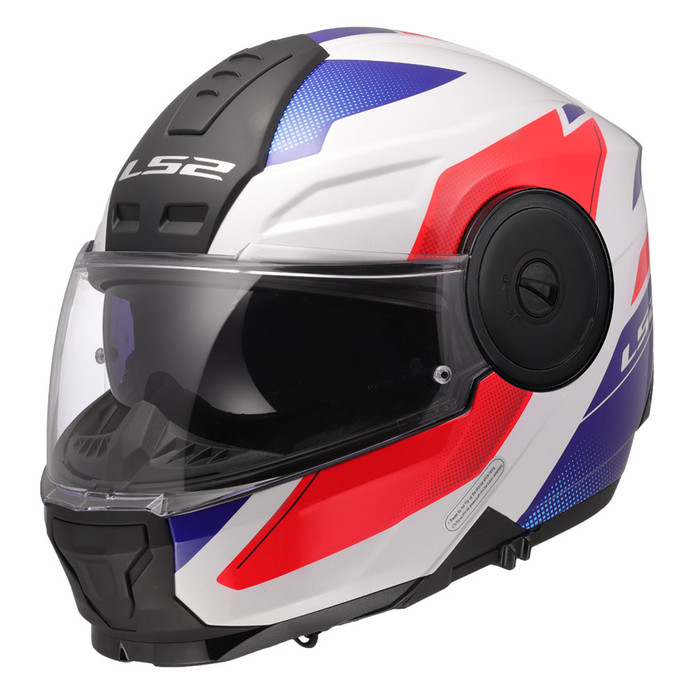Kaciga LS2 Flip Up FF902 SCOPE II DURIA belo plavo crvena S