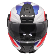 Kaciga LS2 Flip Up FF902 SCOPE II DURIA belo plavo crvena S