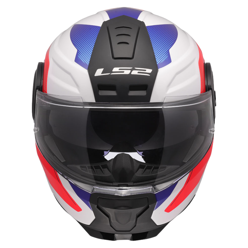Kaciga LS2 Flip Up FF902 SCOPE II DURIA belo plavo crvena S