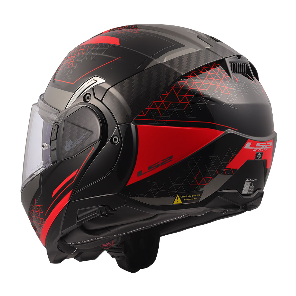 Kaciga LS2 Flip Up FF910 ADVANT II ASTRAL crvena M