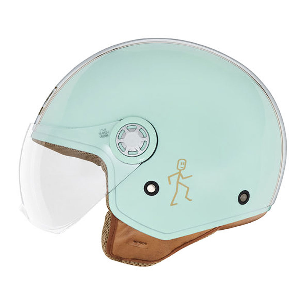 Kaciga NOX Jet 210 pastelno zelena L