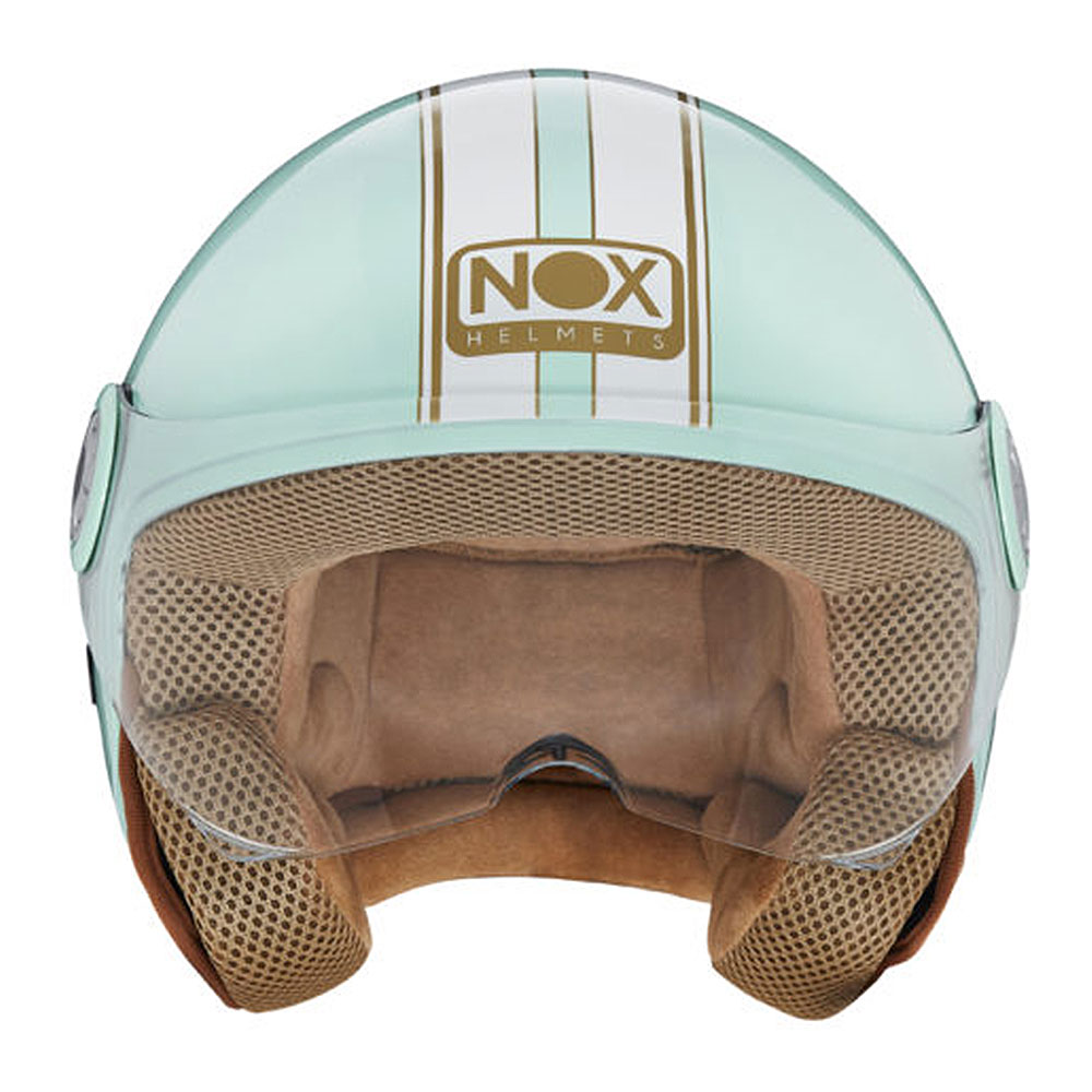 Kaciga NOX Jet 210 pastelno zelena L
