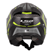 Kaciga LS2 Jet OF603 INFINITY II CARBON URUS crno žuta XL