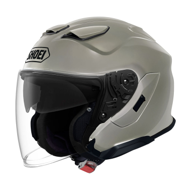 Kaciga Jet SHOEI J-CRUISE3 CHALK siva sa naočarima L