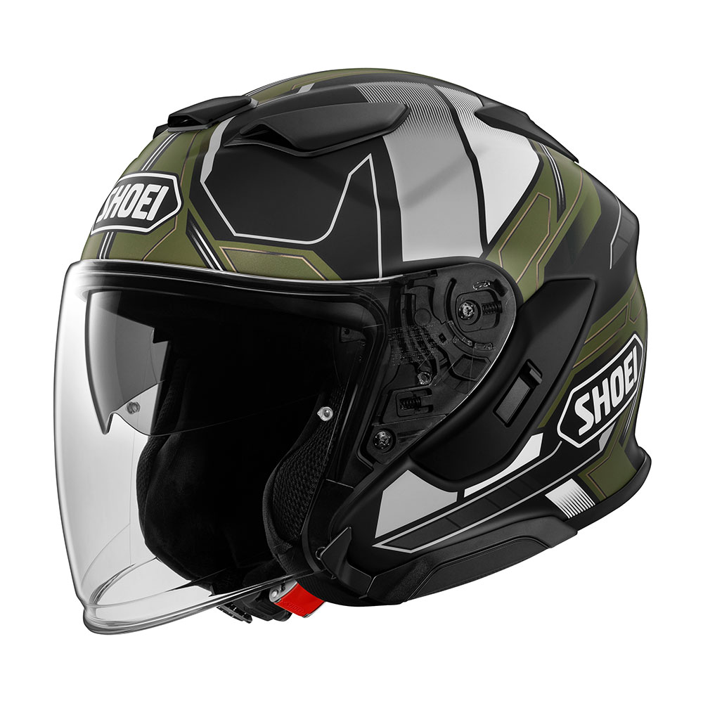 Kaciga Jet SHOEI J-CRUISE3 WHIZZY TC-11 sa naočarima XL