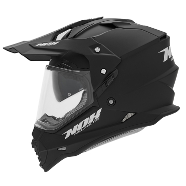 Kaciga NOX Enduro sa vizirom N312 TRAIL mat crna L