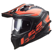 Kaciga LS2 Enduro MX701 EXPLORER ALTER mat crno narandžasta XXL