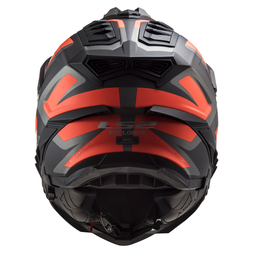 Kaciga LS2 Enduro MX701 EXPLORER ALTER mat crno narandžasta XXL