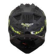 Kaciga LS2 Enduro MX702 PIONEER II CRAZY crno žuta XL