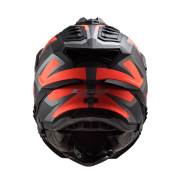 Kaciga LS2 Enduro MX701 EXPLORER ALTER mat crno narandžasta