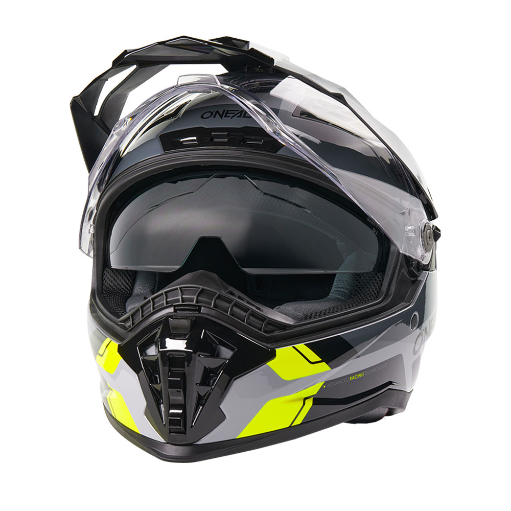 Kaciga ONEAL Enduro DSRS NOMAD crno sivo žuta L