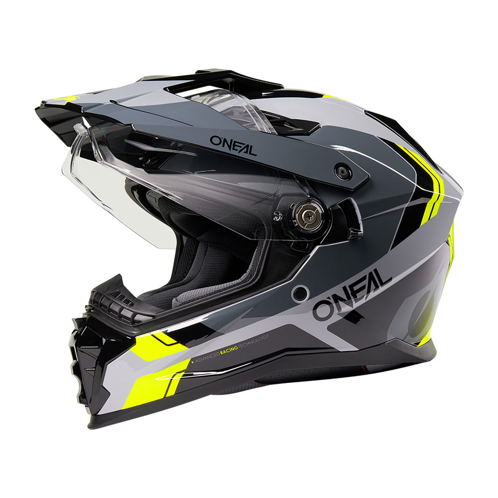 Kaciga ONEAL Enduro DSRS NOMAD crno sivo žuta L