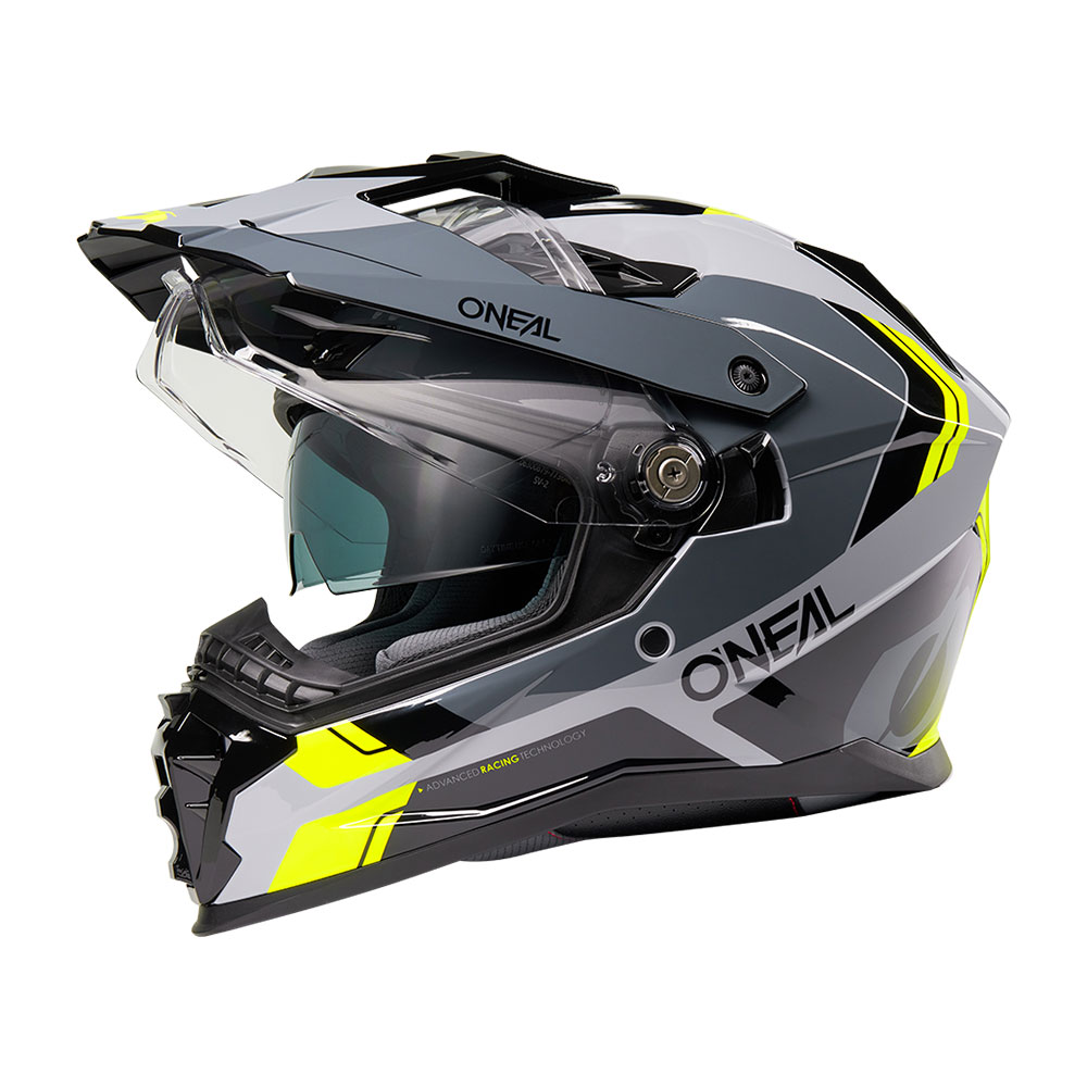 Kaciga ONEAL Enduro DSRS NOMAD crno sivo žuta L