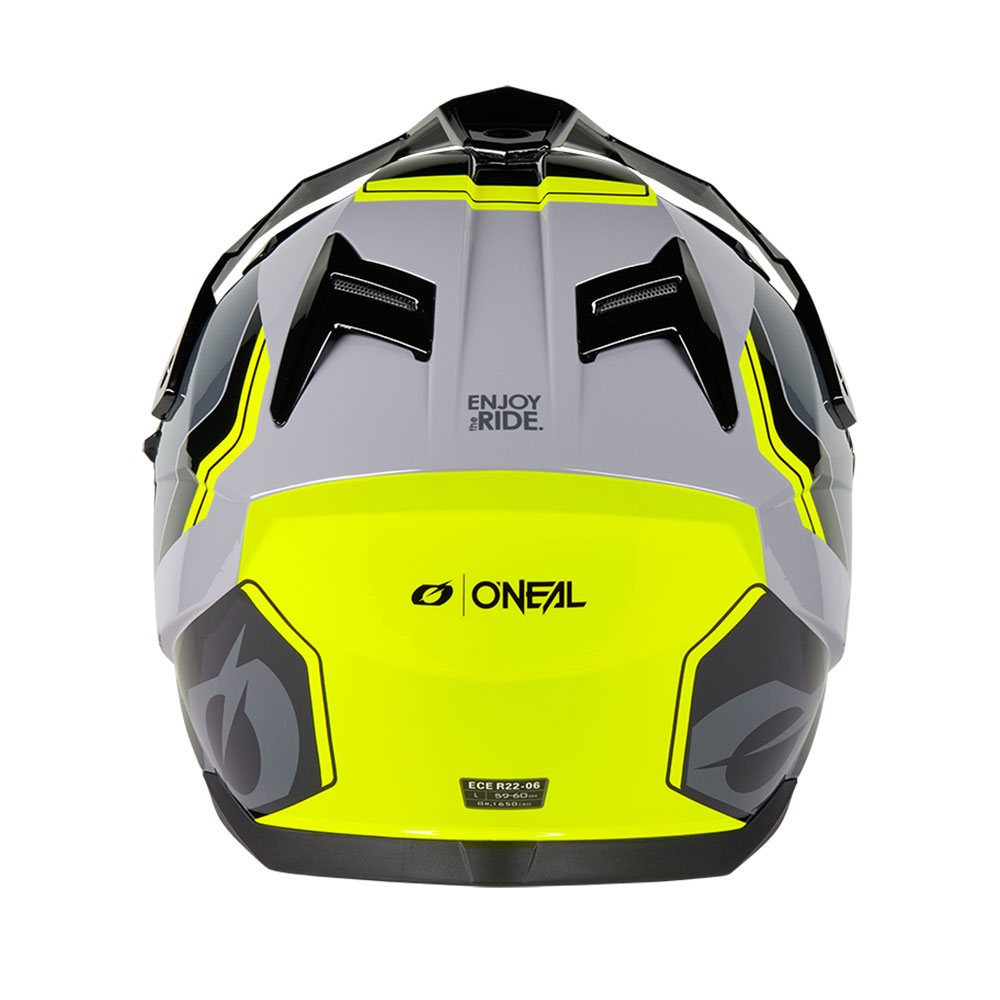 Kaciga ONEAL Enduro DSRS NOMAD crno sivo žuta L