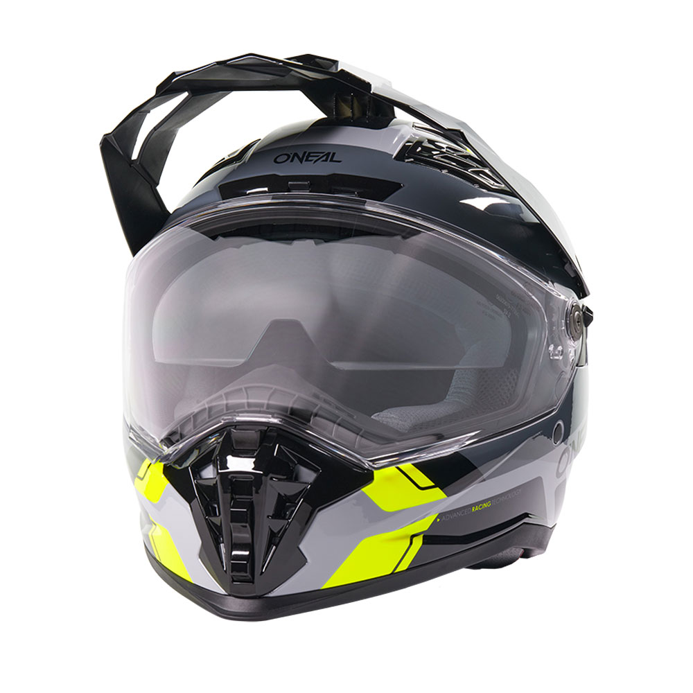 Kaciga ONEAL Enduro DSRS NOMAD crno sivo žuta L