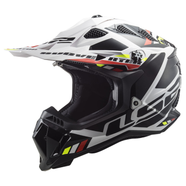 Kaciga LS2 Cross MX700 SUBVERTER EVO II STOMP crno bela L