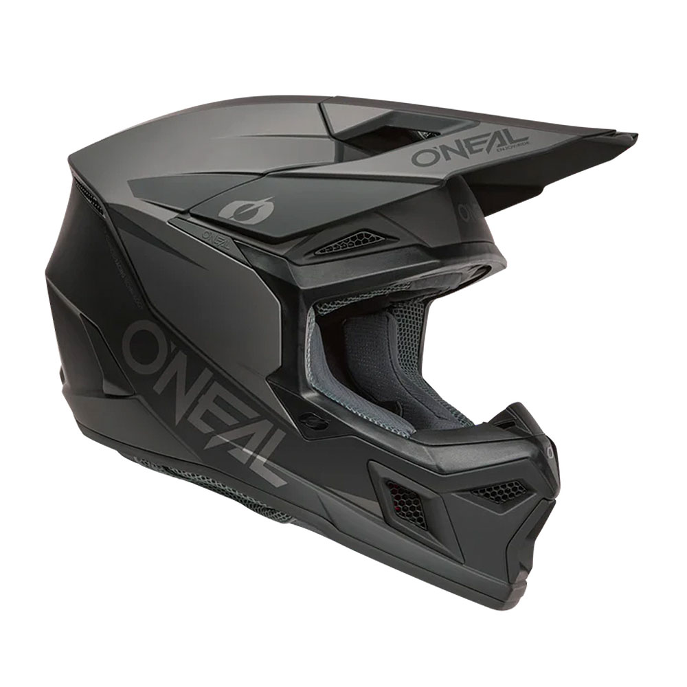 Kaciga ONEAL Cross 3SRS SOLID crno siva XL