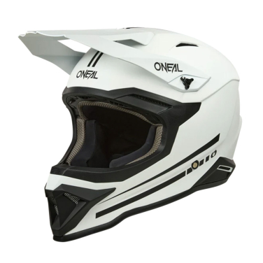 Kaciga ONEAL Cross 1SRS SOLID bela