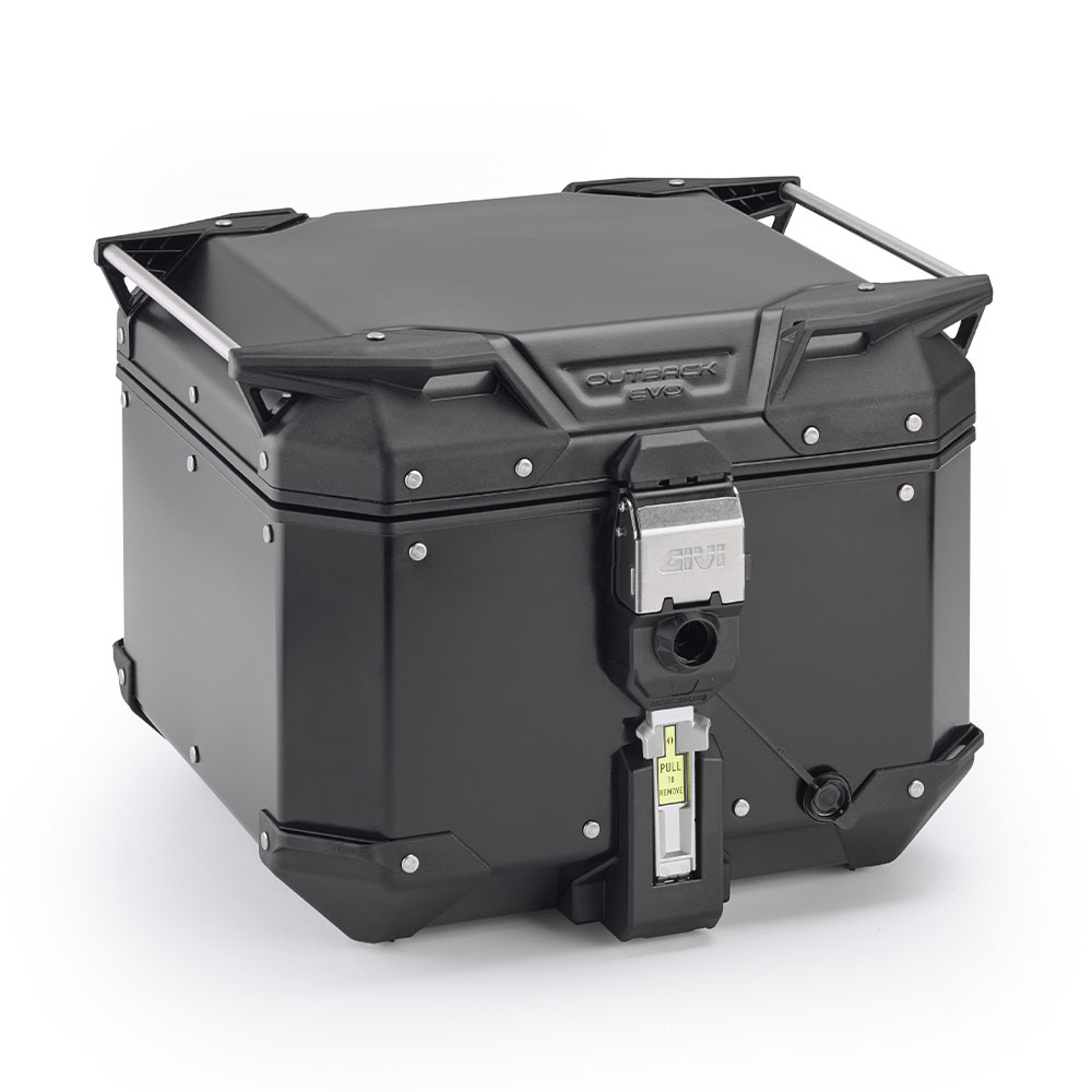 Centralni kofer GIVI TREKKER OUTBACK EVO SMART 42 BLACK LINE ALU crni Monokey 42L