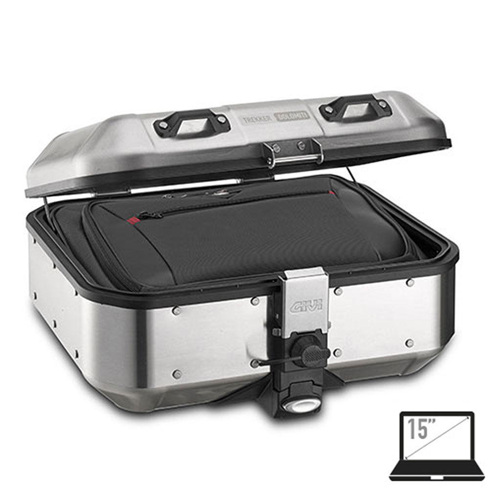 Centralni kofer GIVI TREKKER DOLOMITI DLM30A ALU niklovani Monokey 30L