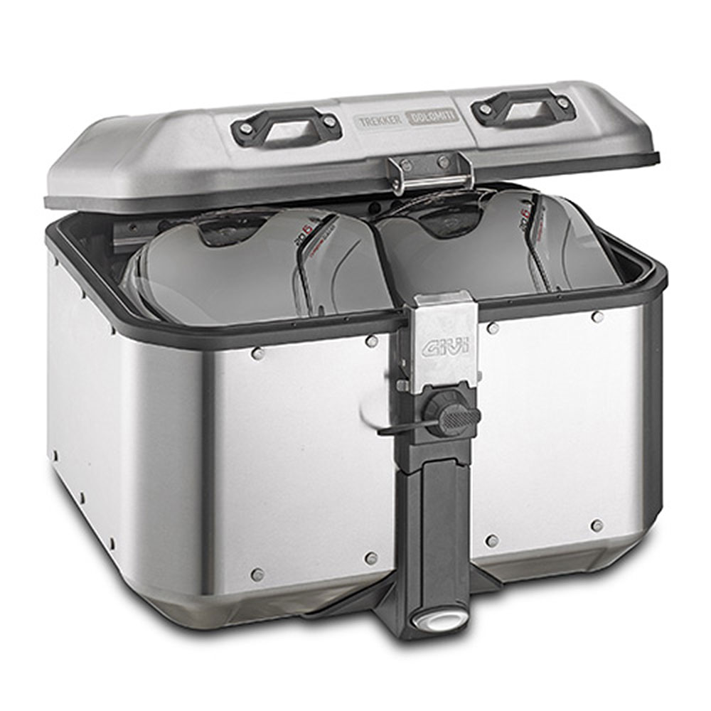 Centralni kofer GIVI TREKKER DOLOMITI DLM46A ALU niklovani Monokey 46L