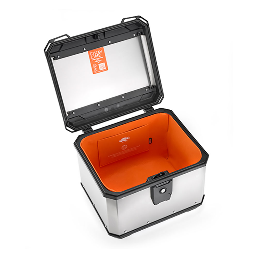 Centralni kofer Kappa K'METROBOX KMX500A Alu sivi Monolock 50L