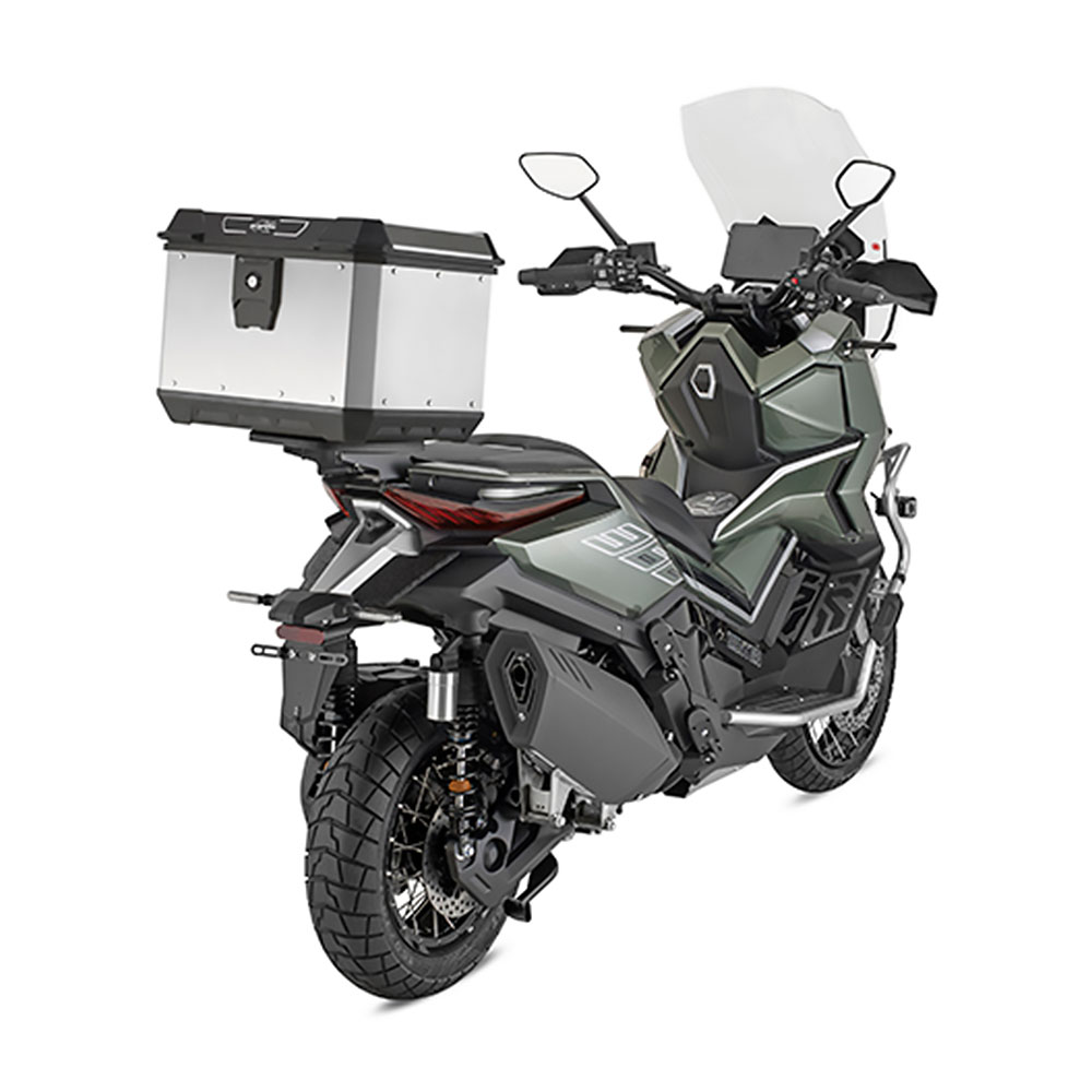 Centralni kofer Kappa K'METROBOX KMX500A Alu sivi Monolock 50L