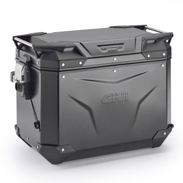 Bočni kofer GIVI TREKKER OUTBACK MONOKEY® CAM SIDE EVO SMART 48 BLACK LINE ALU crni levi 48L